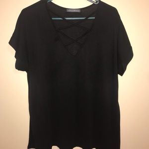 Black Soft Tee. ONLY WORN ONCE